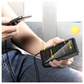 Power Bank Solar com Suporte Psooo PS-159 - Preto