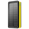 Power Bank Solar / Carregador Sem Fios Psooo PS-406 - 20000mAh - Amarelo
