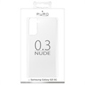 Capa de TPU Puro 0.3 Nude para Samsung Galaxy S21 5G - Transparente