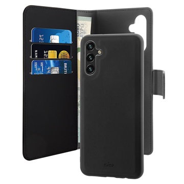 Bolsa Tipo Carteira Magnética 2-em-1 Puro para Samsung Galaxy A13 5G - Preta