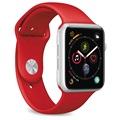 Bracelete de Silicone Puro Icon Apple Watch Series 7/SE/6/5/4/3/2/1 - 45mm/44mm/42mm - Vermelho