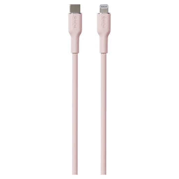 Cabo USB-C / Lightning Puro Icon Soft - 1,5 m - Cor-de-rosa
