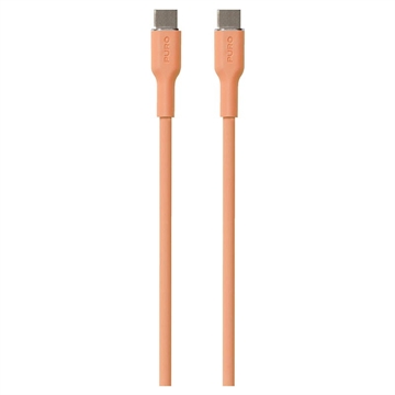 Cabo USB-C / USB-C Puro Icon Soft - 1,5 m - Pêssego