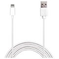 Cabo Lightning / USB Puro com Certificado MFi - iPhone, iPad, iPod - Branco