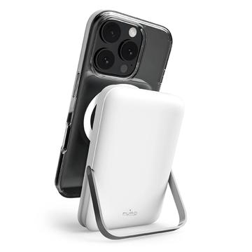 Banco de potência sem fios Puro Stand Power Mag 10000mAh - Compatível com MagSafe - Branco