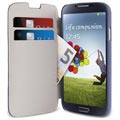Capa estilo Carteira Puro para Samsung Galaxy S4 I9500, I9505, I9502 - Azul