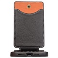 Capa de Pele Qialino Business Style para iPhone 12 Pro Max -  Preto