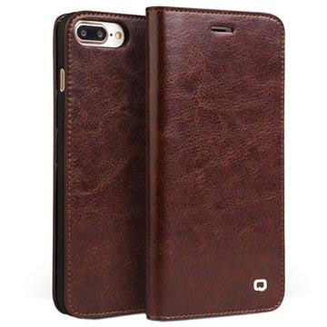 Capa de Pele tipo Carteira Qialino Classic para iPhone 7 Plus