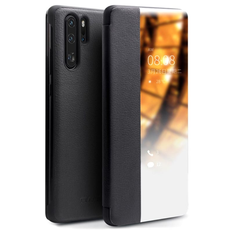 Capa de Pele Qialino Smart View para Huawei P30 Pro
