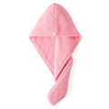 Quick Drying Double-Layered Turban Hair Towel