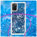 Capa de TPU Quicksand Series para Samsung Galaxy A03s - Azul