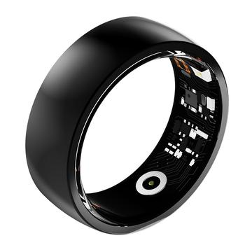 Smart Ring pentru monitorizarea sănătății R09M - Tamanho: 17.8mm - Preto