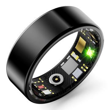 R11M Stylish Smart Ring - Tamanho: 11/20.6mm - Preto