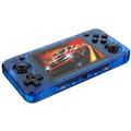 Consola de jogos portátil R36H com jogos - 128 GB - Azul translúcido