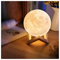 Lâmpada Lunar LED RGB / Luz de Presença YK2302 - 15cm, 1000mAh