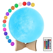 Lâmpada Lunar LED RGB / Luz de Presença YK2302 - 15cm, 1000mAh
