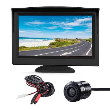 Câmera para Traseira com Display LCD com Display LCD RH-501 - Preto
