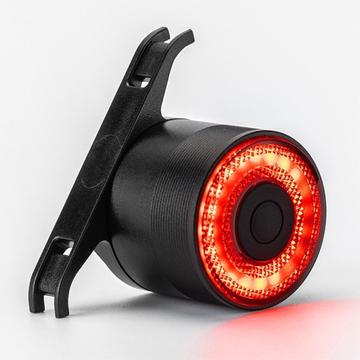 ROCKBROS Q3 Sensing Auto On/Off Bicicleta Luz Bicicleta Lanterna Traseira À Prova D \'Água USB LED Bicicleta Ciclismo Luz Para Equitação Noturna - Preto