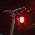 ROCKBROS Q4 Luz traseira para bicicleta com sensor de travagem inteligente e sensor de vibração Luz traseira para bicicleta IPX6 Acessório de ciclismo à prova de água
