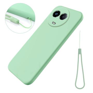 Capa de Silicone Líquido para Realme 11/11x - Verde