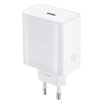 Carregador Realme 80W SuperVooc USB-A VCB8OAEH - Branco