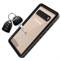 Capa Impermeável Redpepper IP68 para Samsung Galaxy S10 5G - Preto / Transparente