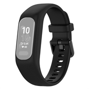 Bracelete de Substituição em Silicone com Moldura Integrada para Garmin Vivosmart 5  - Preto