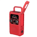 Rádio Portátil com Manivela Retekess TR201 - Vermelho