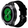 Capa Decorativa com Strass para Samsung Galaxy Watch5 - 40mm - Preto