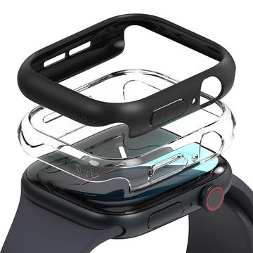 Capa Ringke Slim para Apple Watch Series 11/10 - 46mm - 2 Unid. - Transparente & Preto