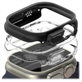 Capa Ringke Slim para Apple Watch Series 7 - 41mm - 2 Unid. - Transparente & Preto