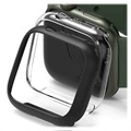 Capa Ringke Slim para Apple Watch Series 7 - 45mm - 2 Unid. - Transparente & Preto