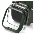 Capa Ringke Slim para Apple Watch Series 7 - 45mm - 2 Unid. - Transparente & Verde