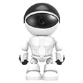 Câmara de Segurança Sem-Fios Robot IP - 1080p - Branco