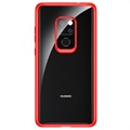 Capa Rock Crystal Clear para Huawei Mate 20 - Vermelho / Transparente