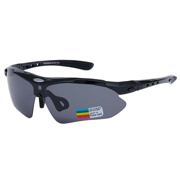 RockBros Óculos de ciclismo polarizados com 5 lentes - Preto