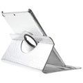 Bolsa Giratória para iPad 9.7 2017/2018 - Crocodilo - Prateado