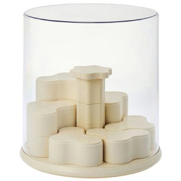 Expositor giratório de vários níveis para miniaturas Labubu