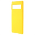 Capa em Plástico com Borracha para Google Pixel 6 Pro - Amarelo