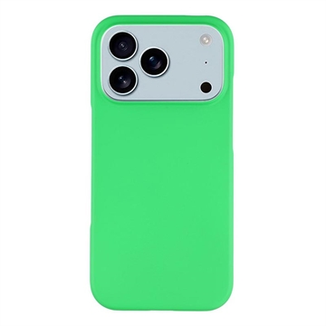 Capa Plastico com Borracha para iPhone 17 Pro - Verde