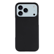 Capa Plastico com Borracha para iPhone 17 Pro Max - Preto