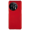 Capa Dura de Borracha para OnePlus 11 - Vermelho