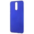 Capa de Plástico Emborrachado para Huawei Mate 10 Lite - Azul Escuro