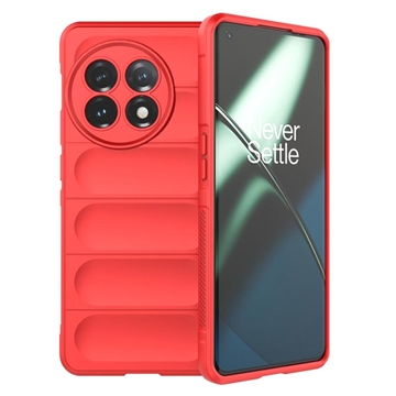 Capa de TPU Rugged Series para OnePlus 11 - Vermelho