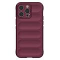 Capa de TPU Rugged Series para iPhone 14 Pro Max - Cor-de-Vinho