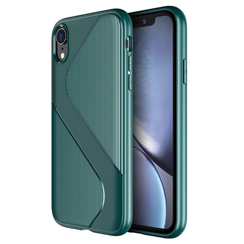 Capa de TPU SShape para iPhone XR Verde