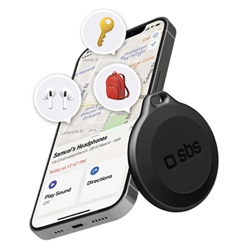 SBS Track My Circle Localizador de objectos IP65 à prova de água - Compatível com Apple Find My