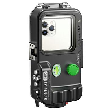 Sea Frogs SF-PH-01-PRO Capa universal à prova de água para telemóvel - 40m, IPX8 - Preto