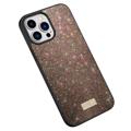 Capa Revestida Série Sulada Glitter para iPhone 14 Pro Max