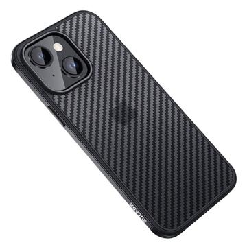 Capa Sulada Luxury Series para iPhone 14 Plus - Fibra de carbono